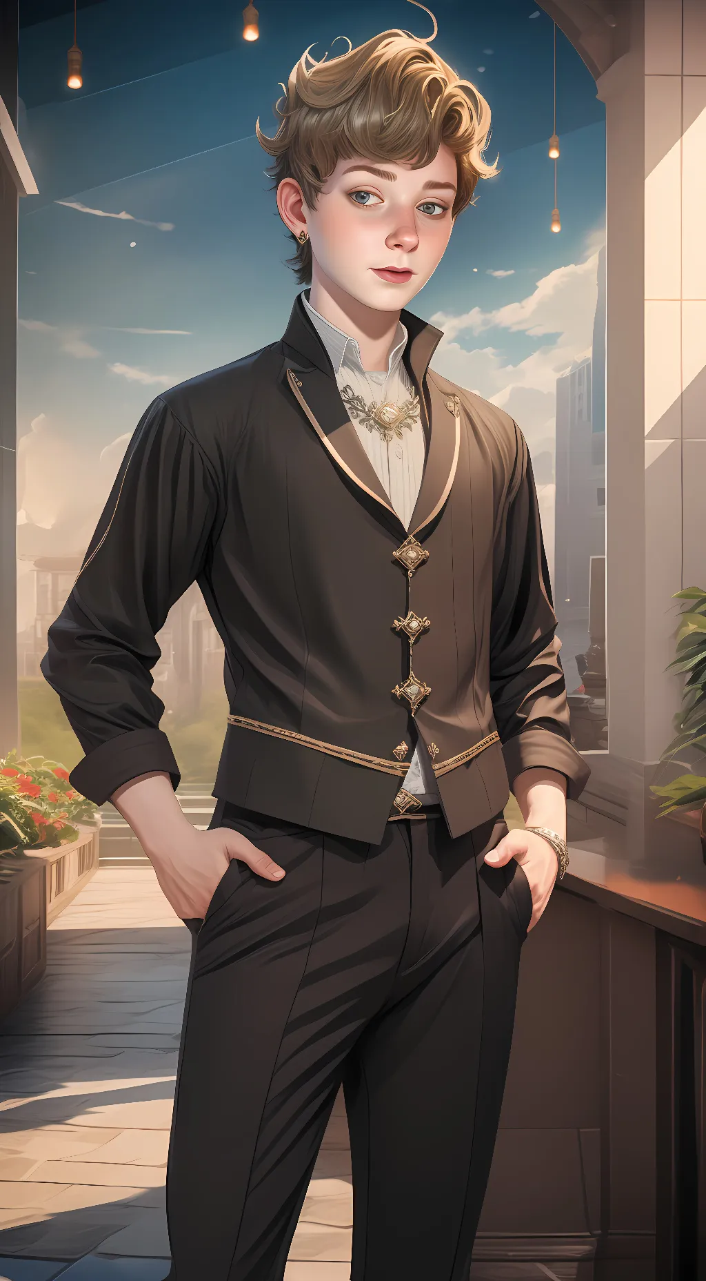 ai character: Aaron background