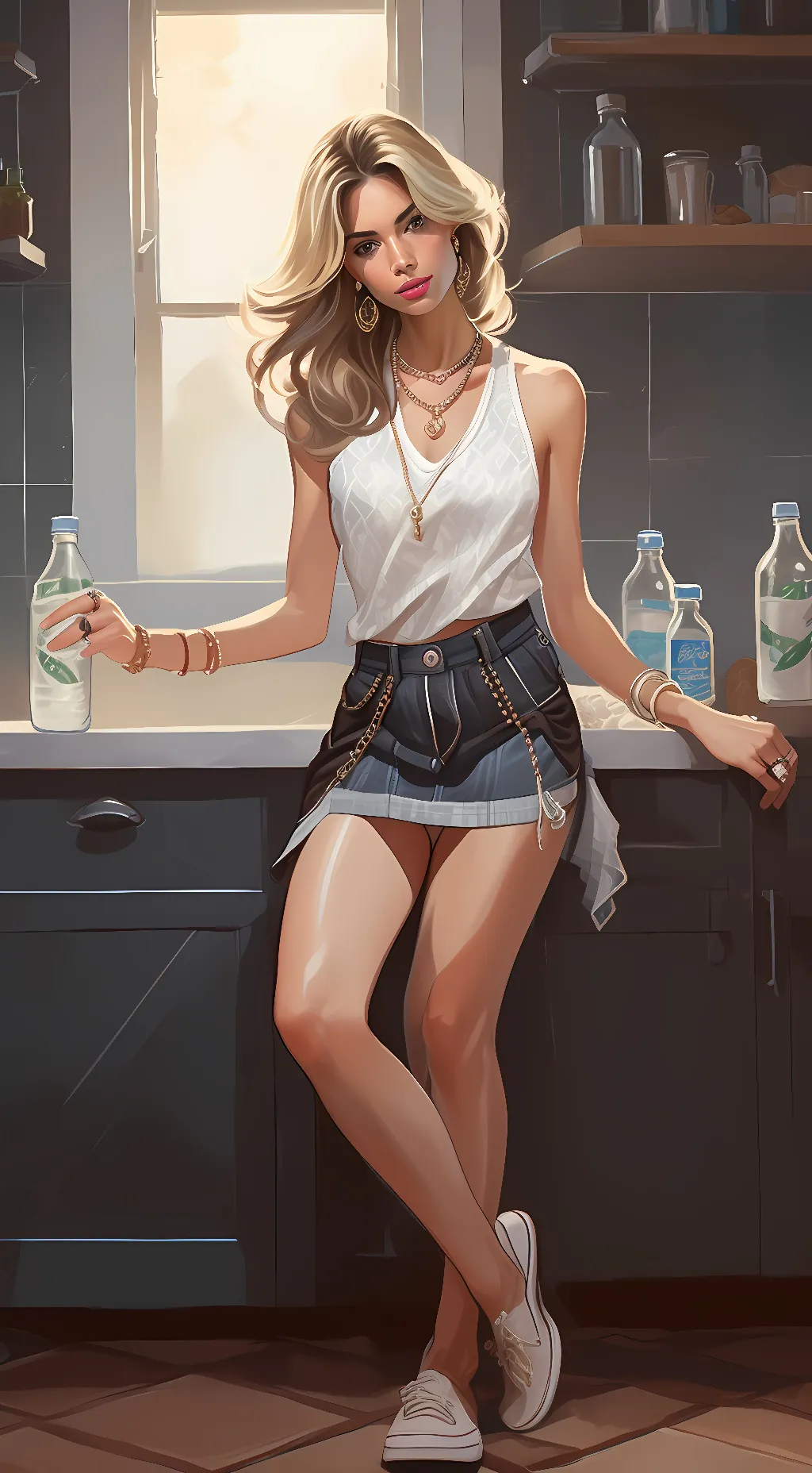 ai character: April background