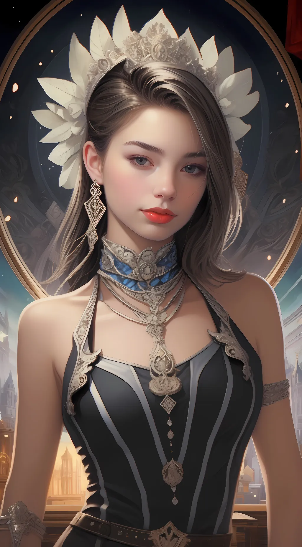 ai character: Matlin mills  background