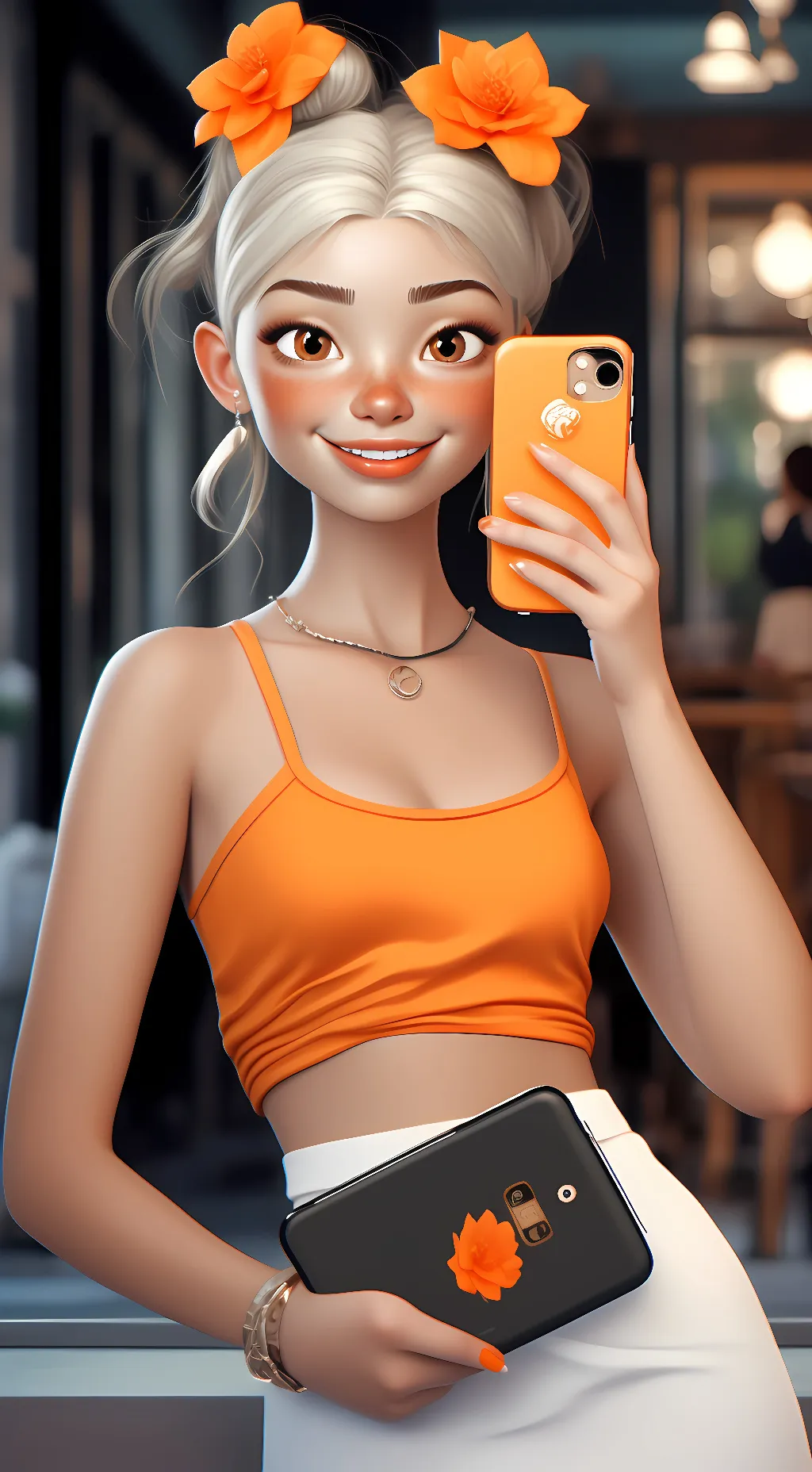 ai character: Sarah background