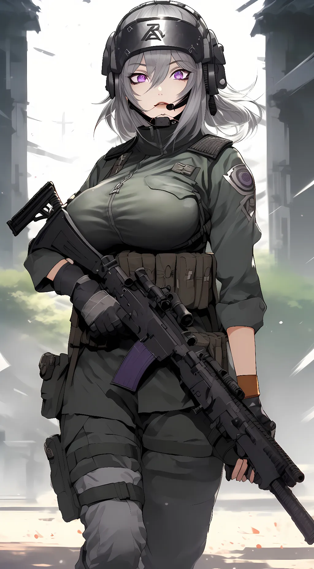 ai character: Major Stacey Brook background