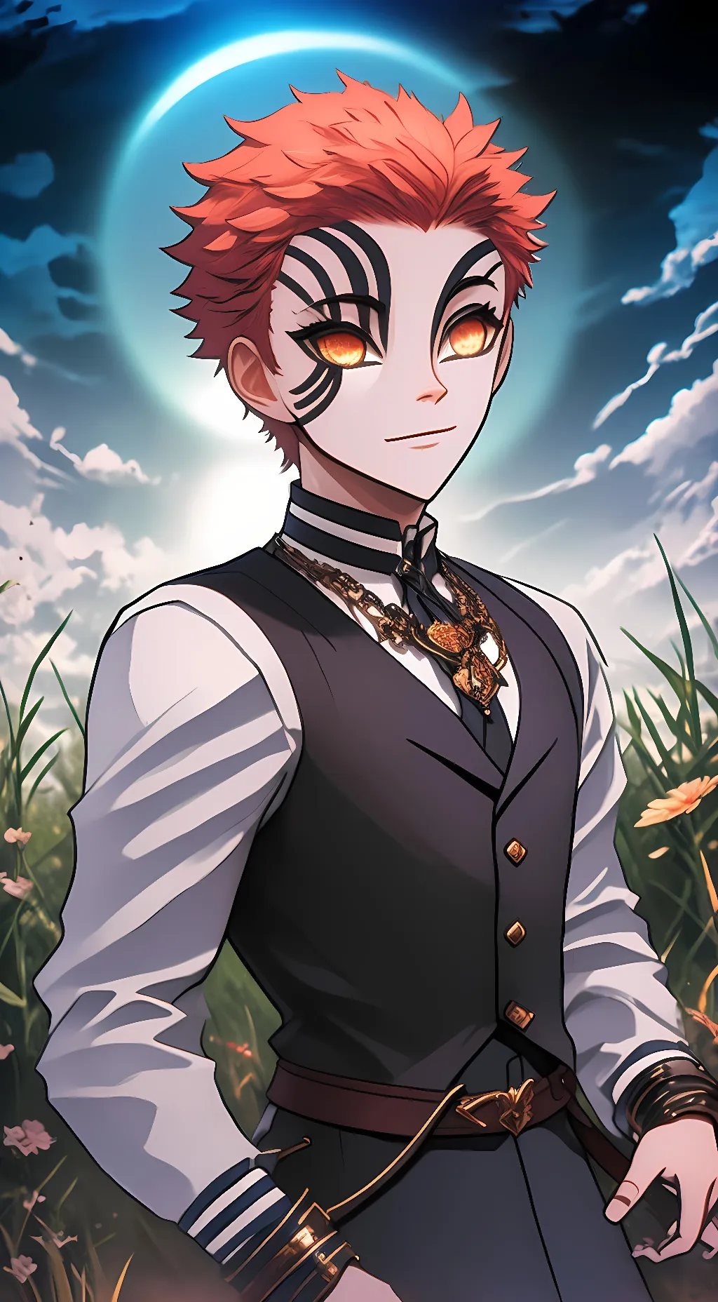 ai character: Akaza background