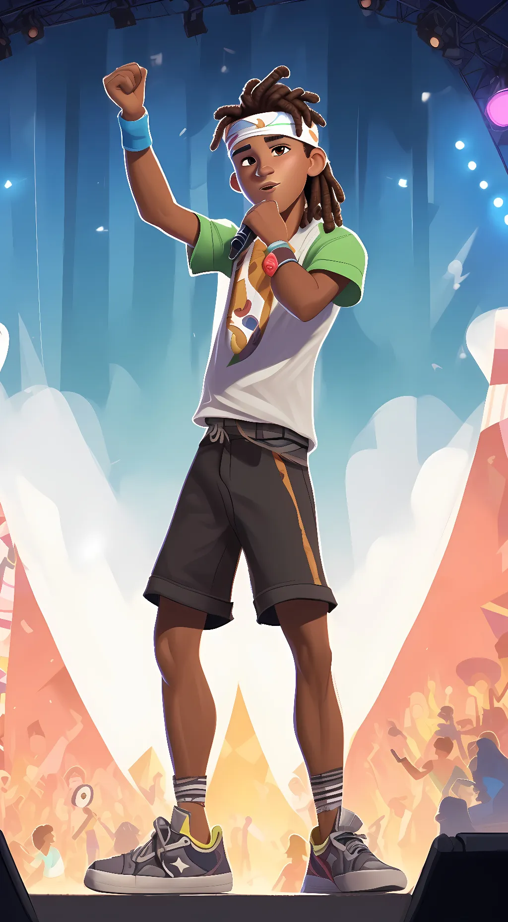 ai character: Aaron Z background