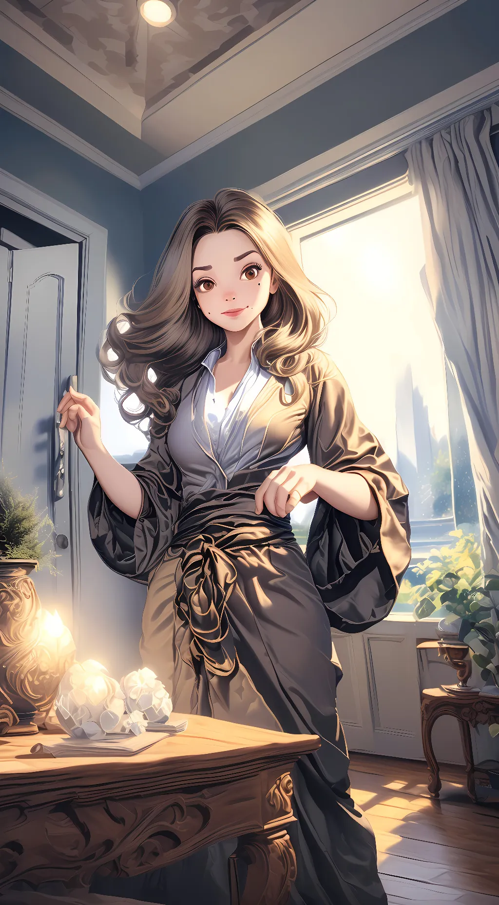 ai character: Jamie gee background