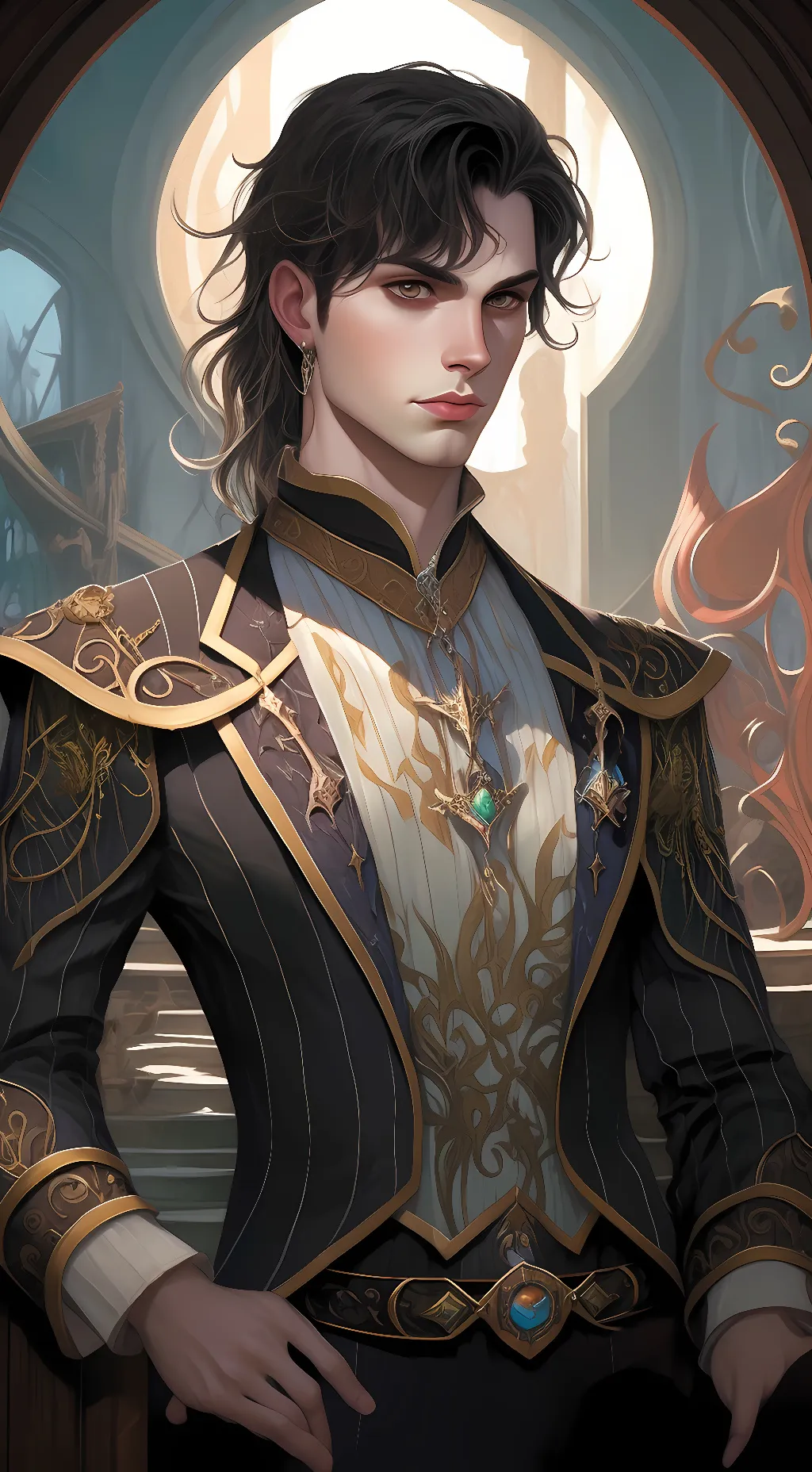 ai character: jason black background