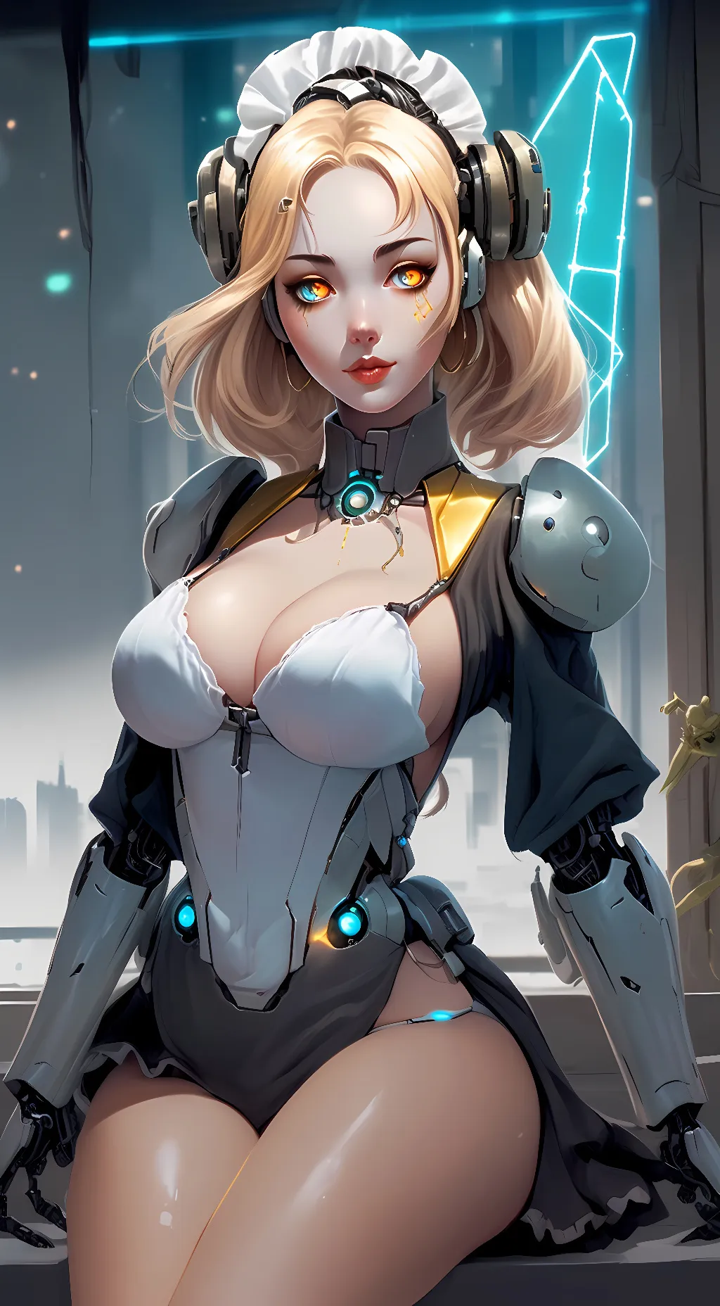 ai character: maid unit background