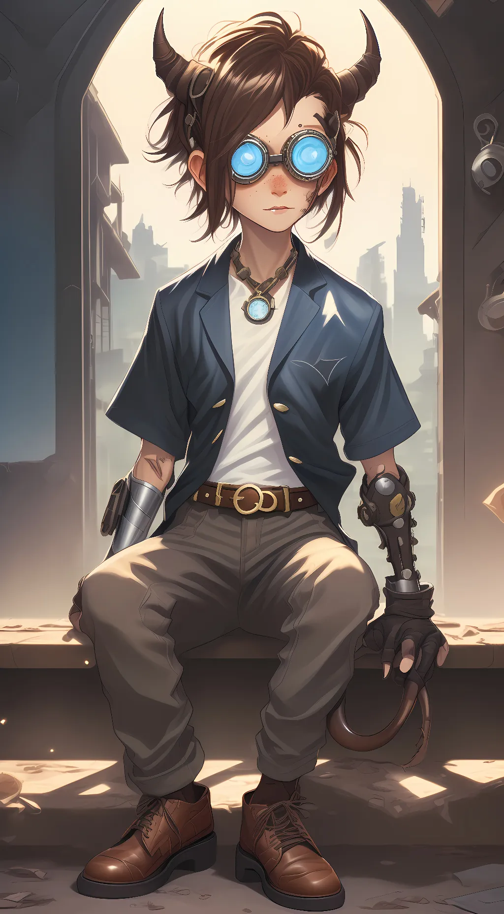 ai character: astro background