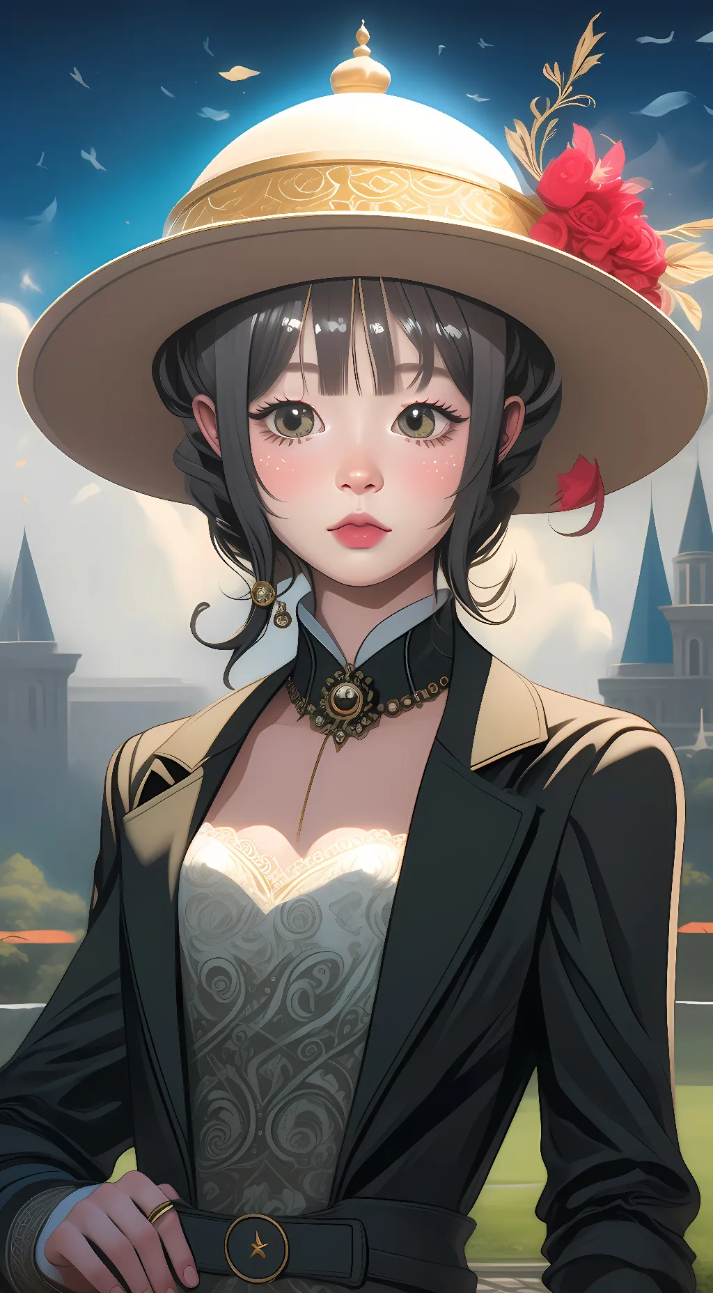 ai character: Monica background