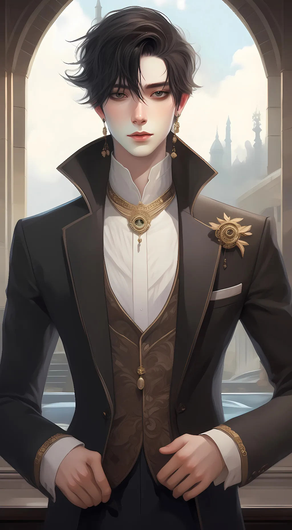 ai character: Victor  background