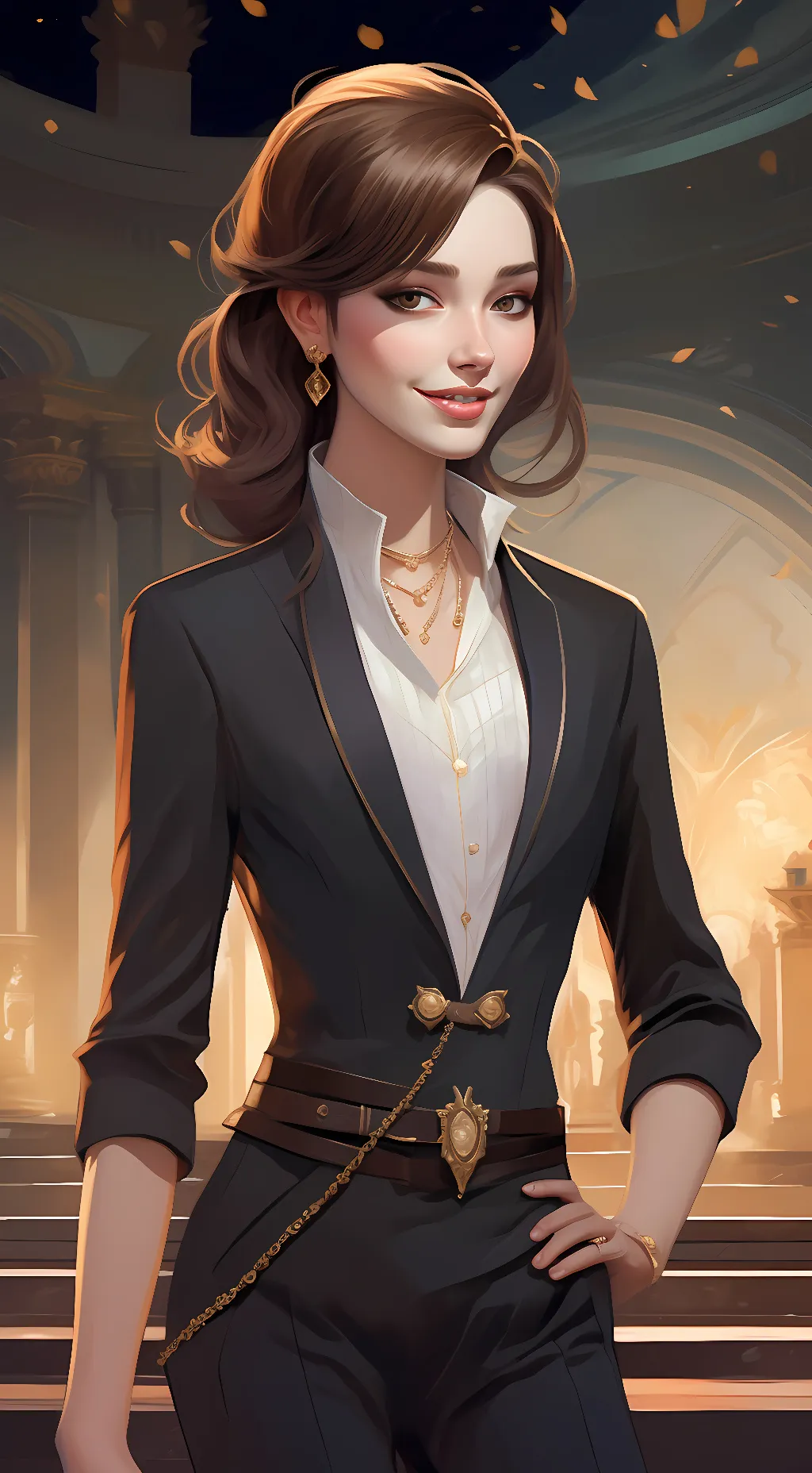 ai character: Ravenna Lune background