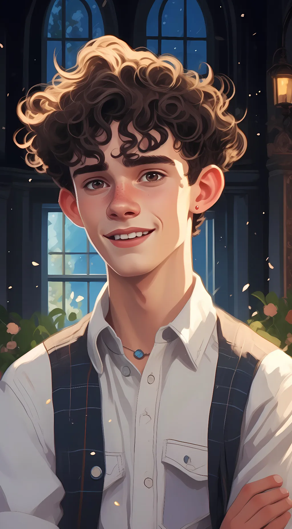 ai character: Oliver background