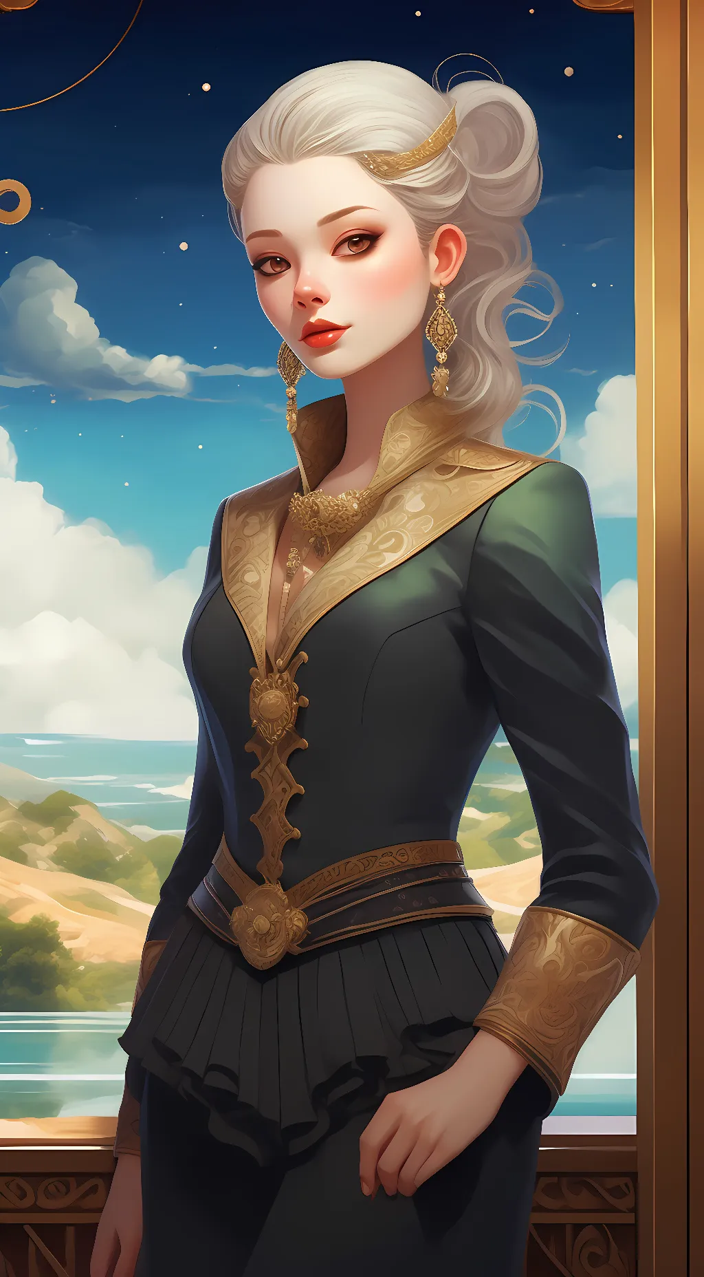 ai character: Alicia  background