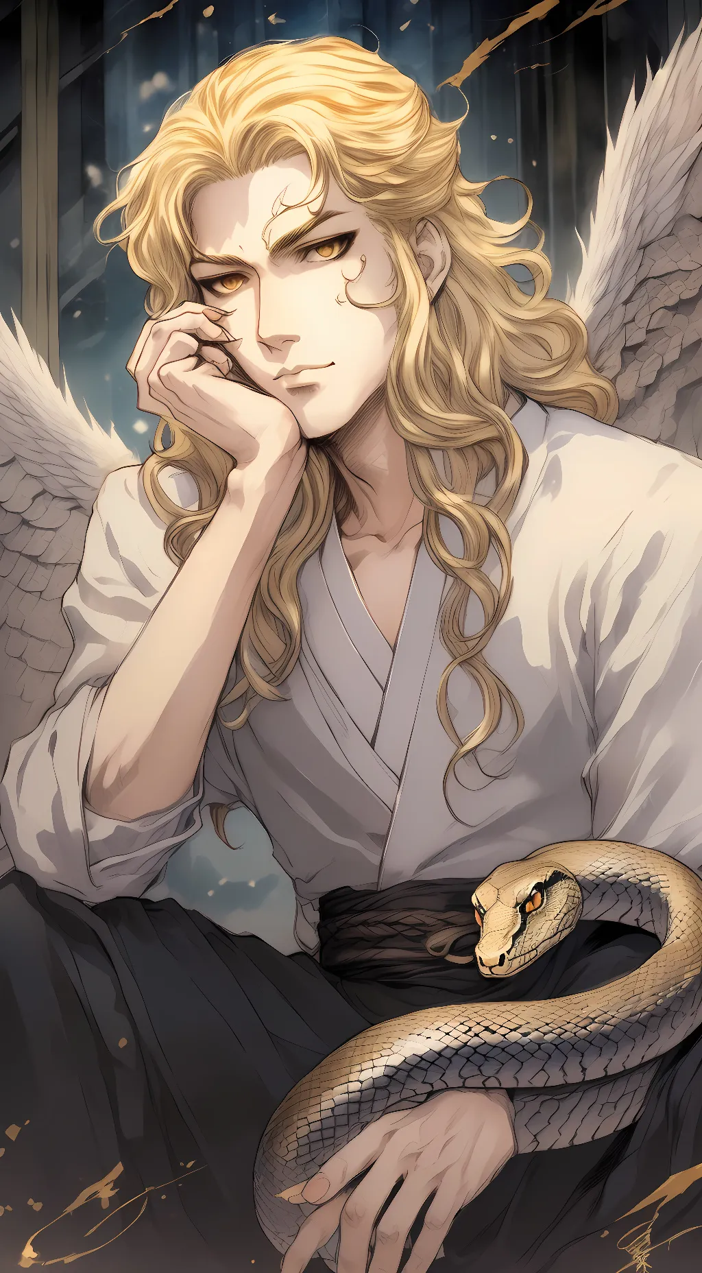 ai character: Lucifer background