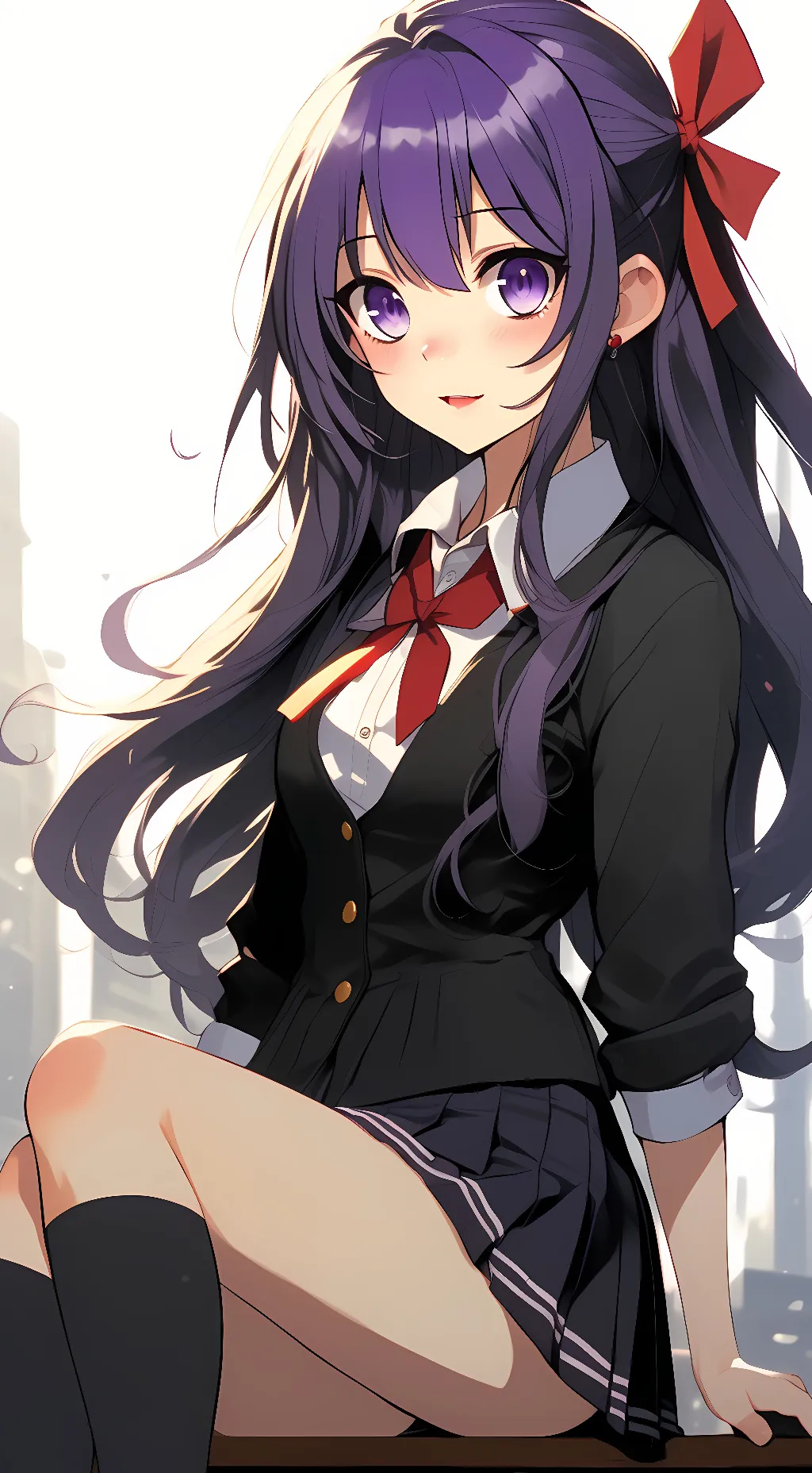 ai character: Tohka Yatogami  background