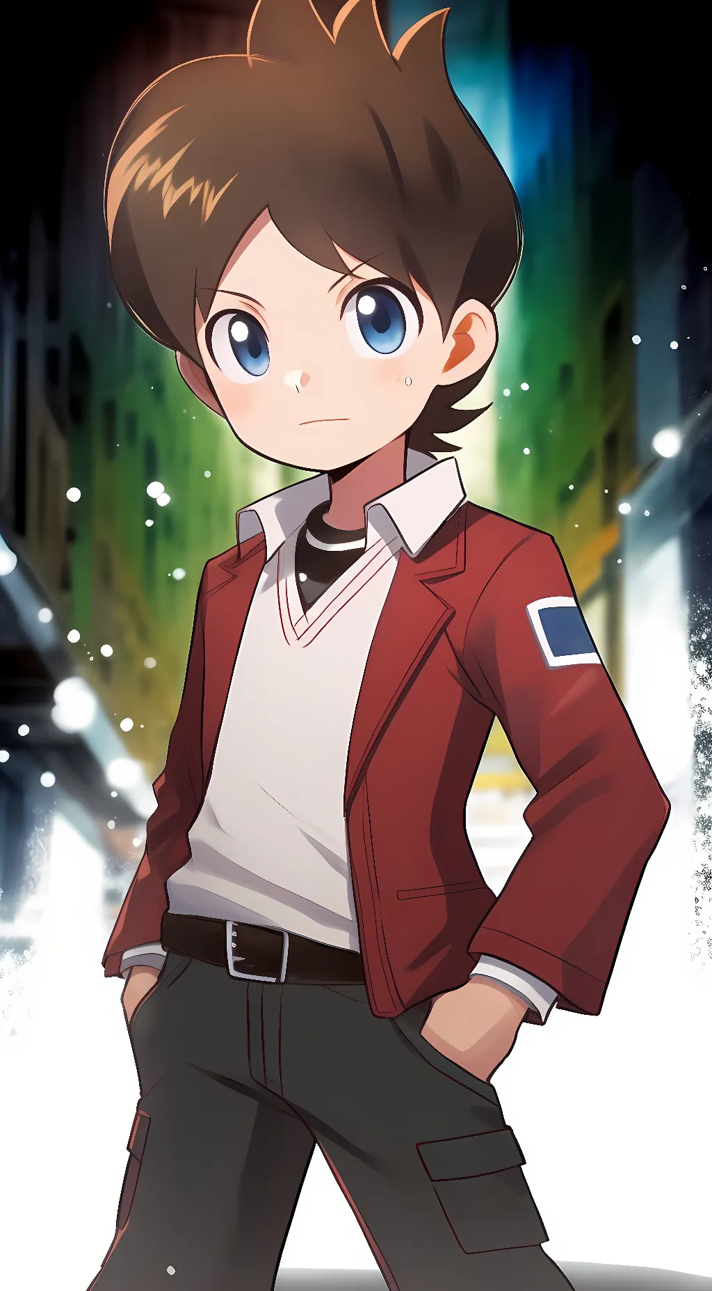 ai character: Nathan Adams  background