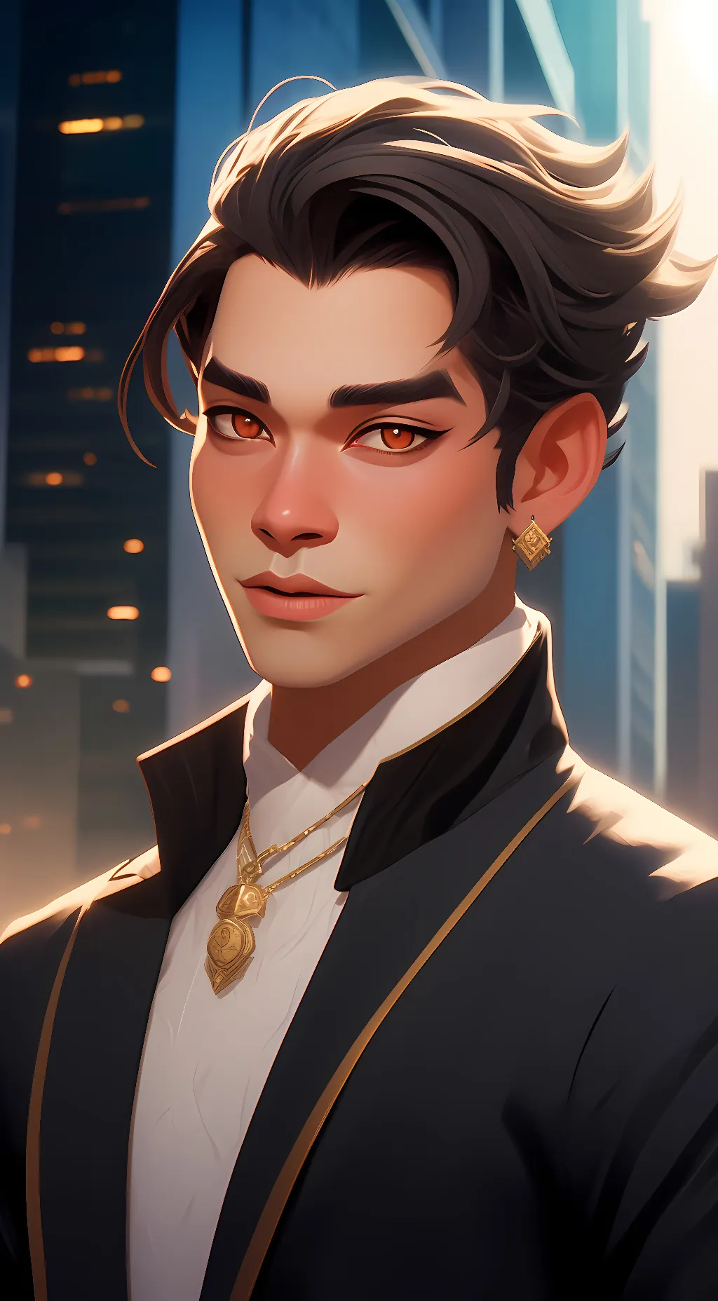 ai character: Werehog shadow background