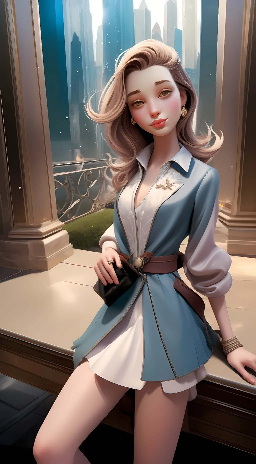 ai character: alli/bestie background