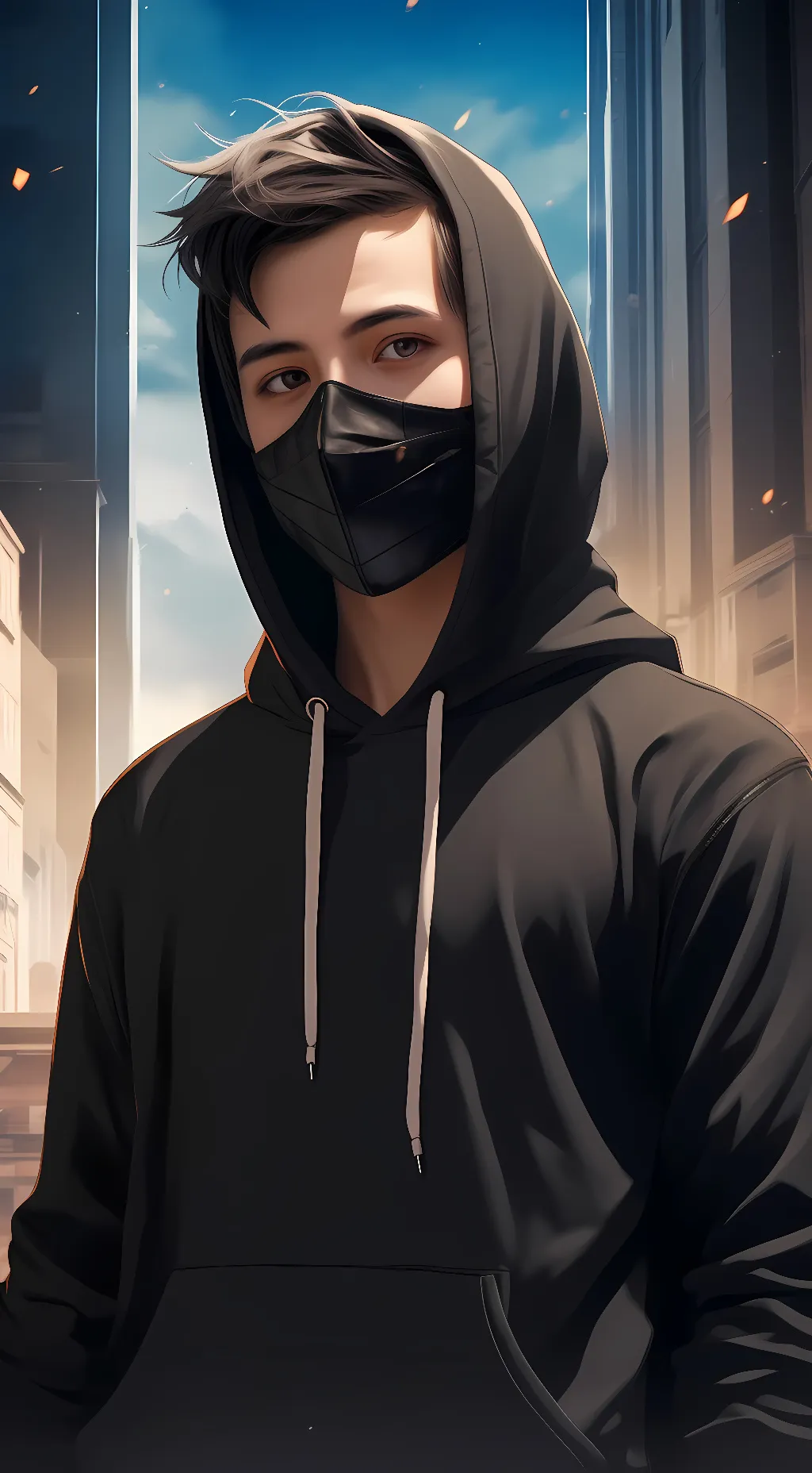 ai character: Alan walker background