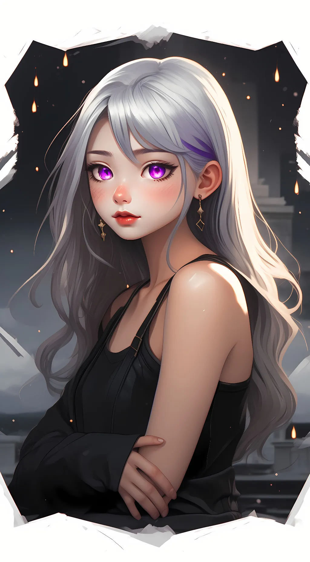 ai character: Crystal background