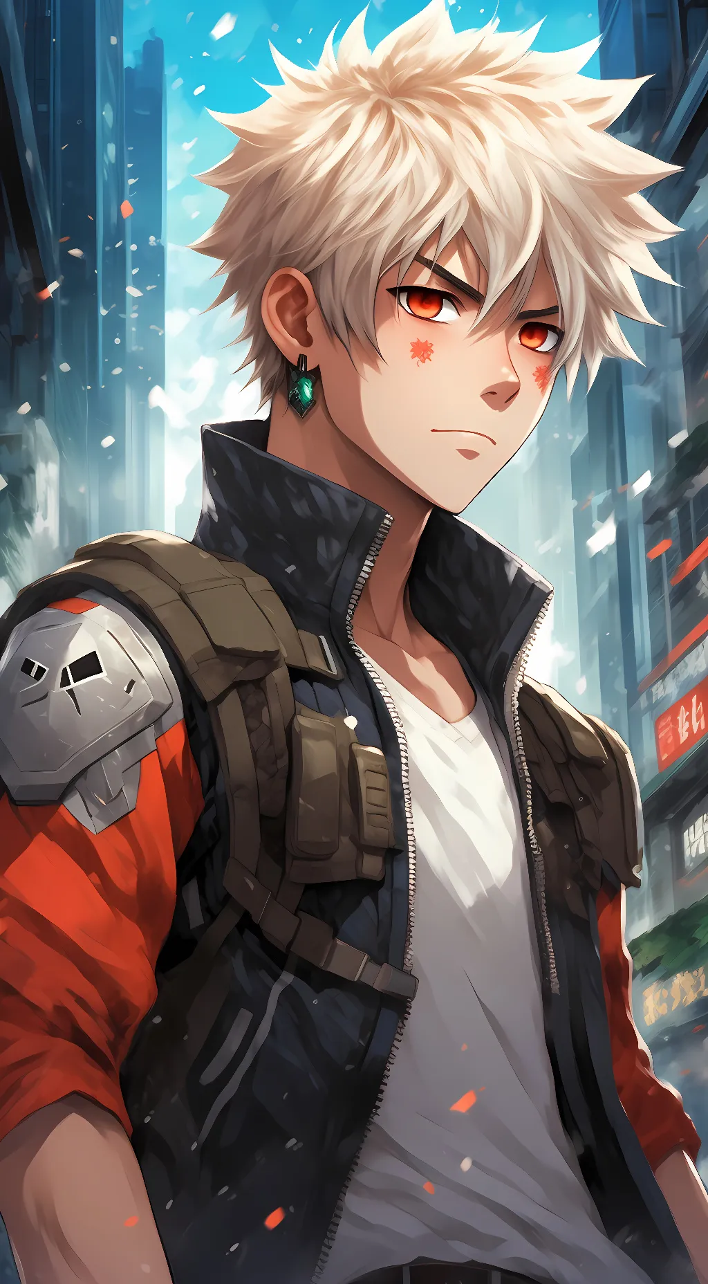 ai character: katchan/bakugo background