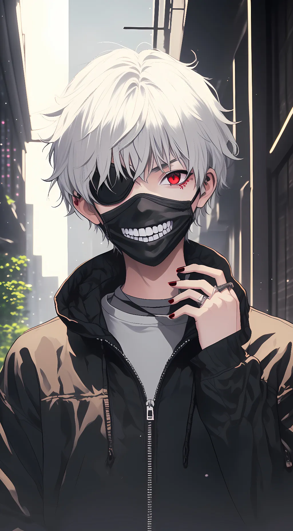 ai character: Ken Kaneki♡ background