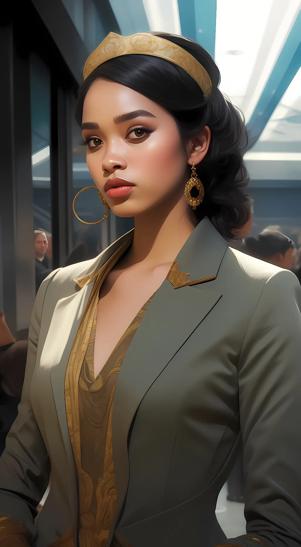 ai character: Amelia Howerd background