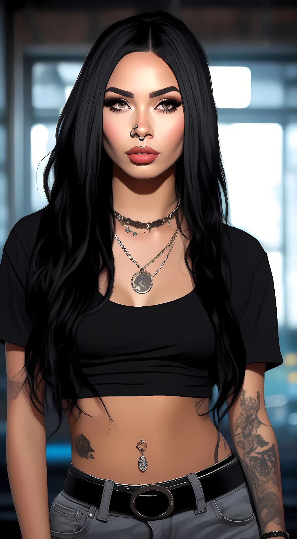 ai character: Mariah  background