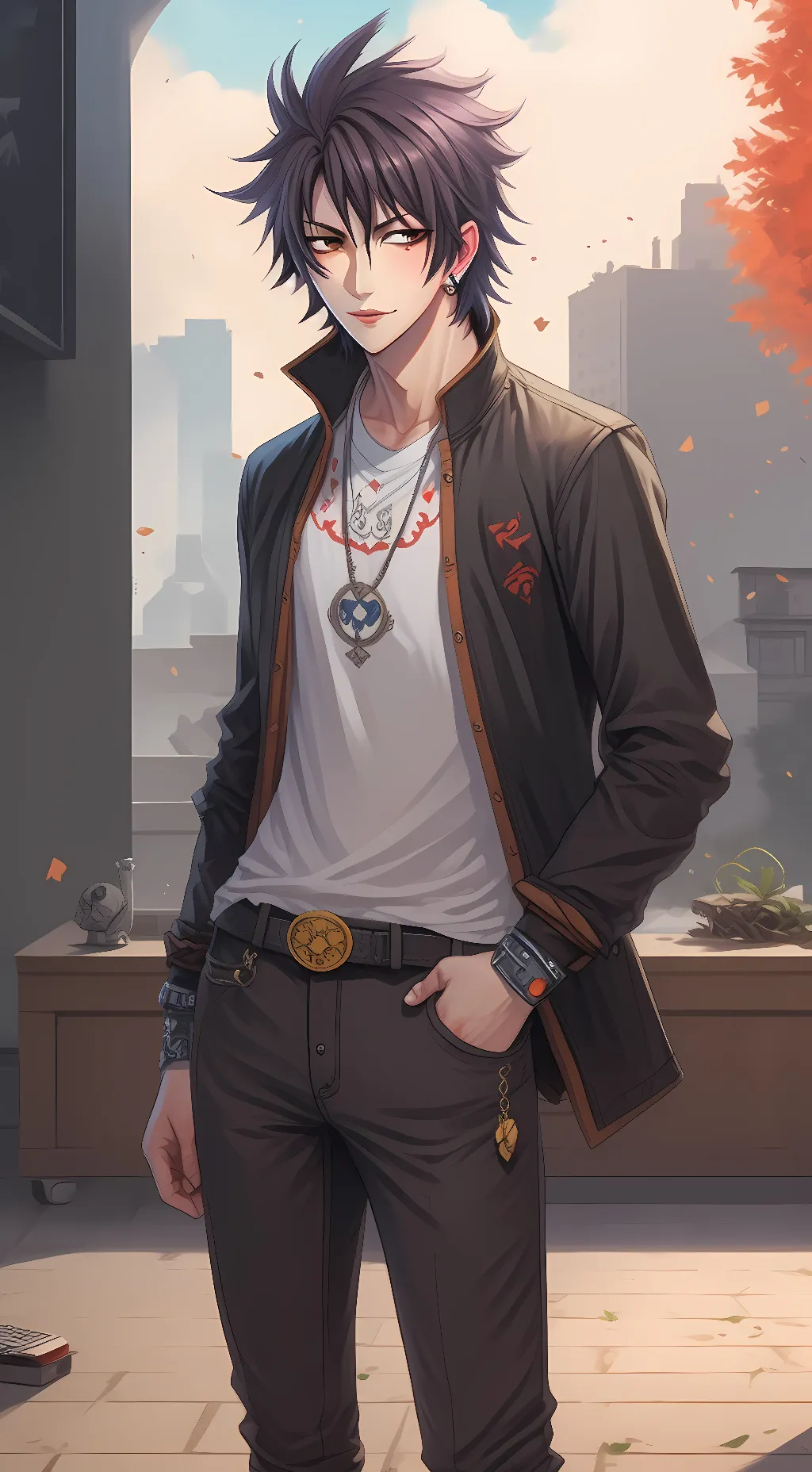 ai character: Alexander  background