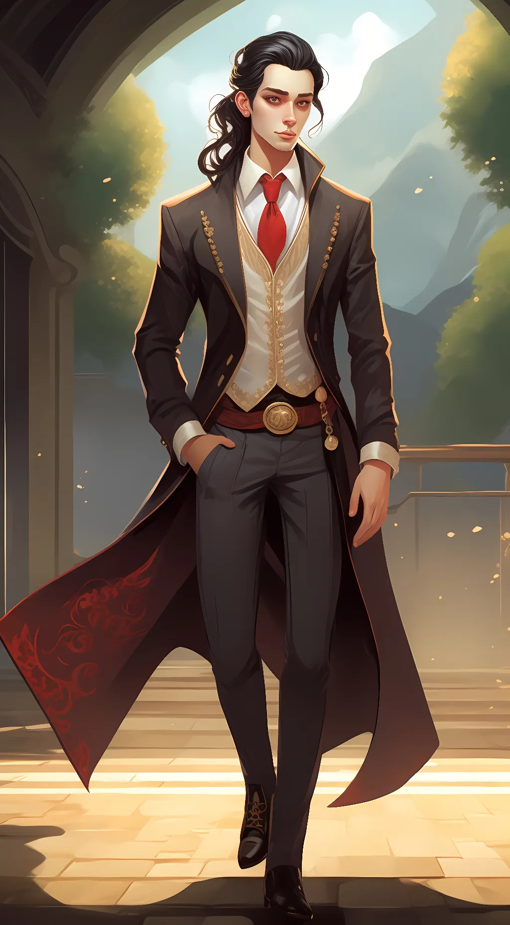 ai character: Mike hawn background