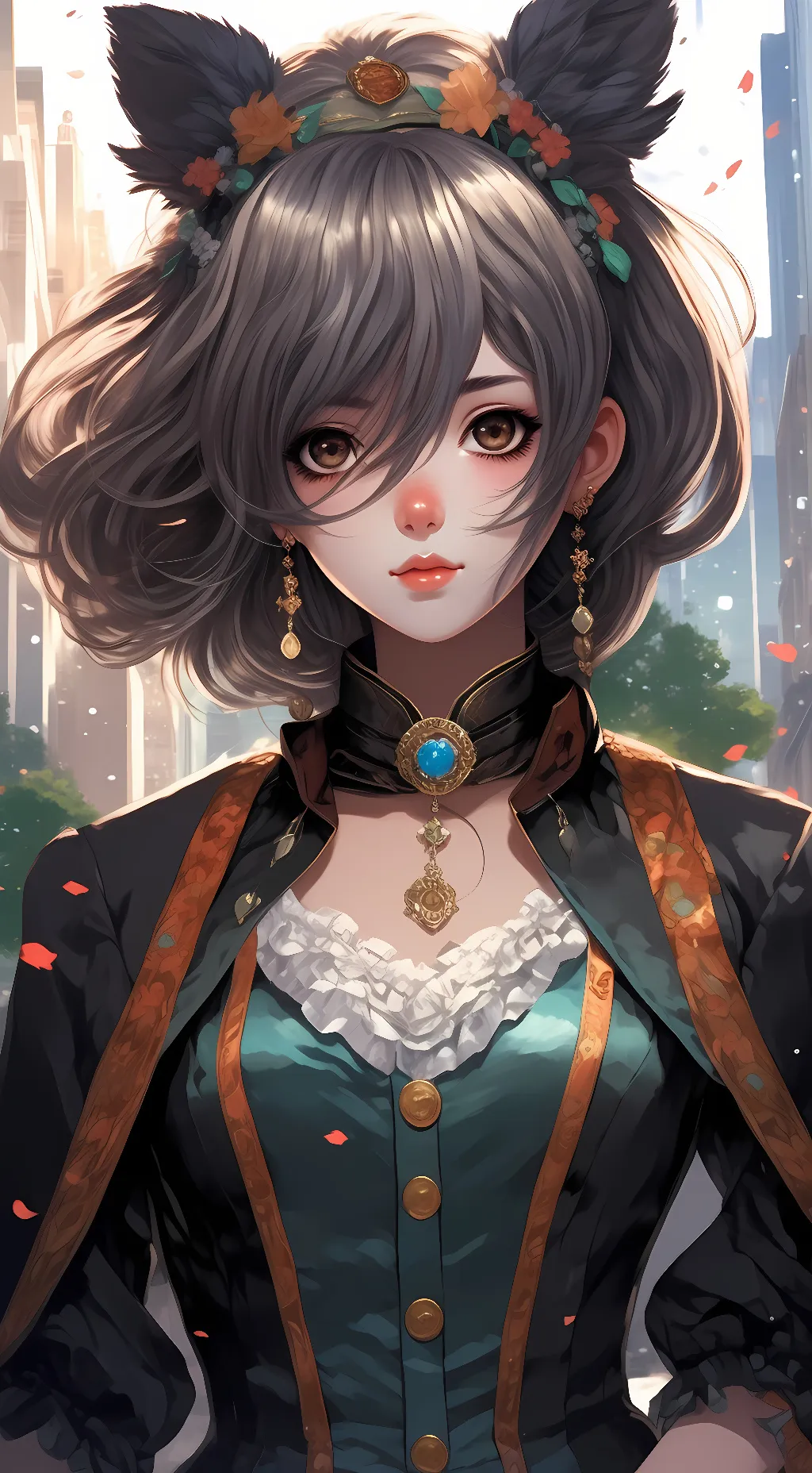 ai character: Sus anime girl background