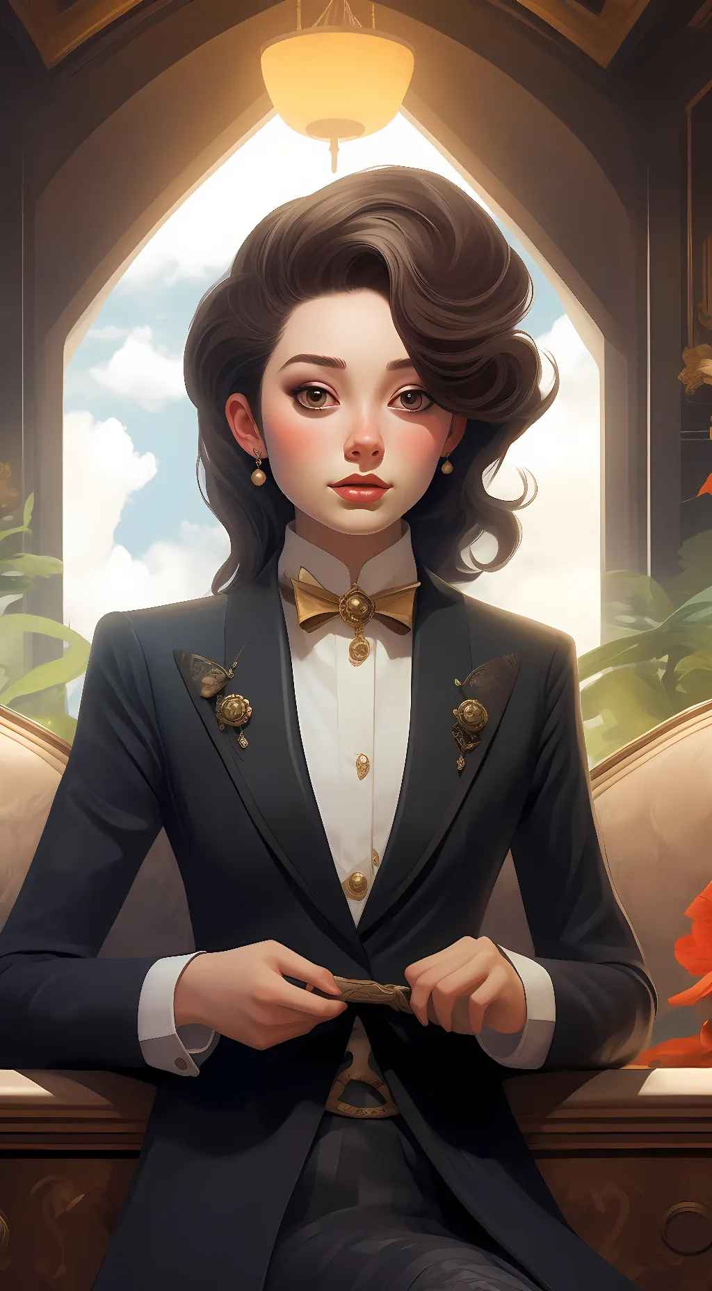ai character: Lucifer background