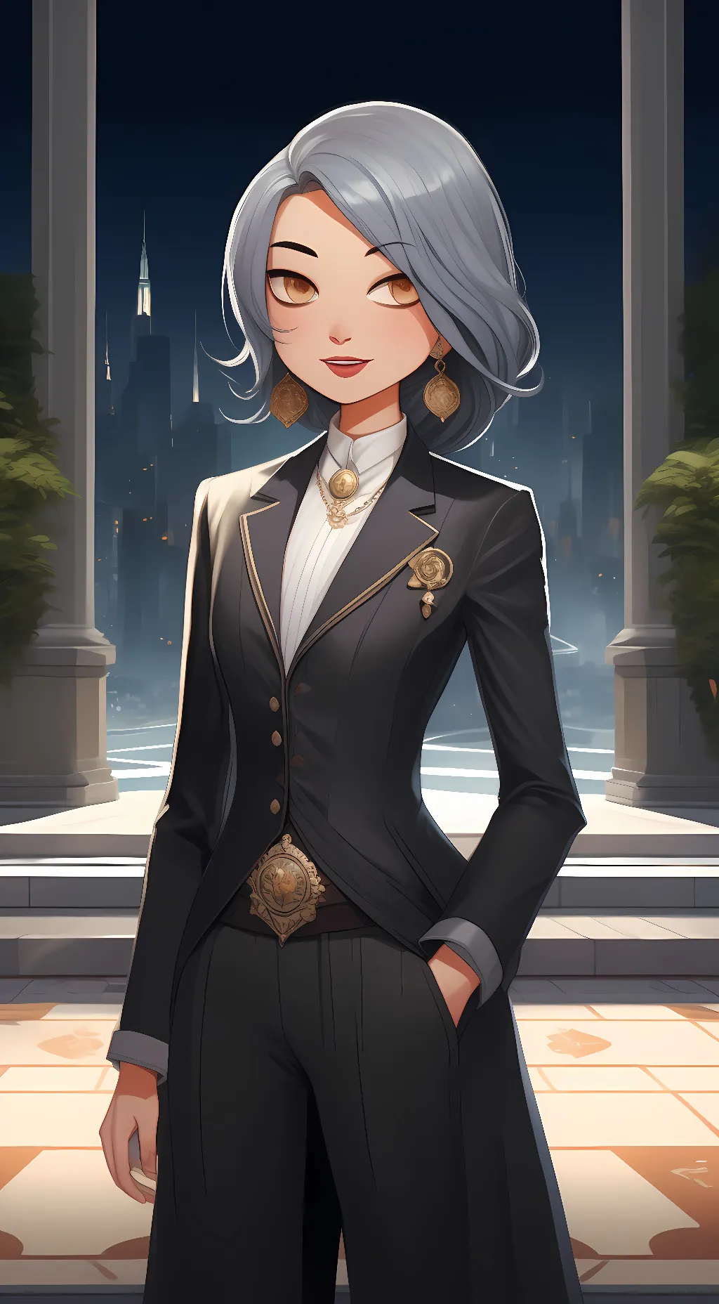 ai character: Izzy background