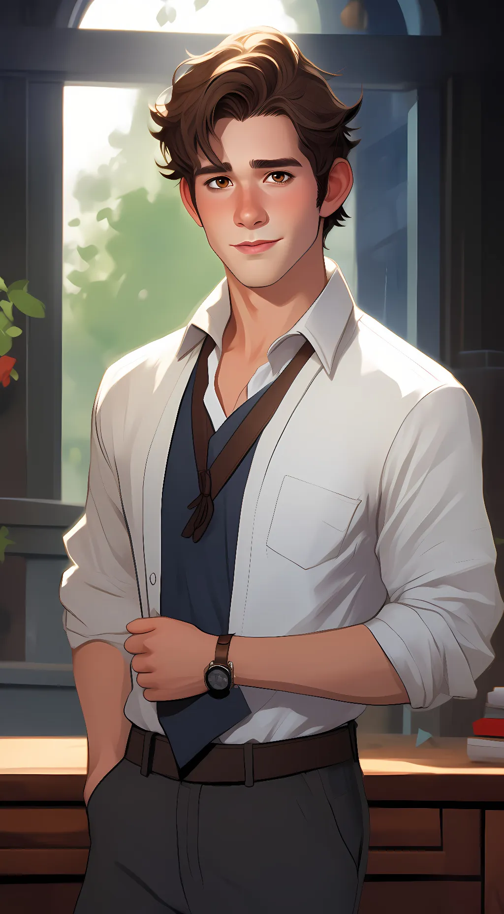 ai character: Greg Sanders background