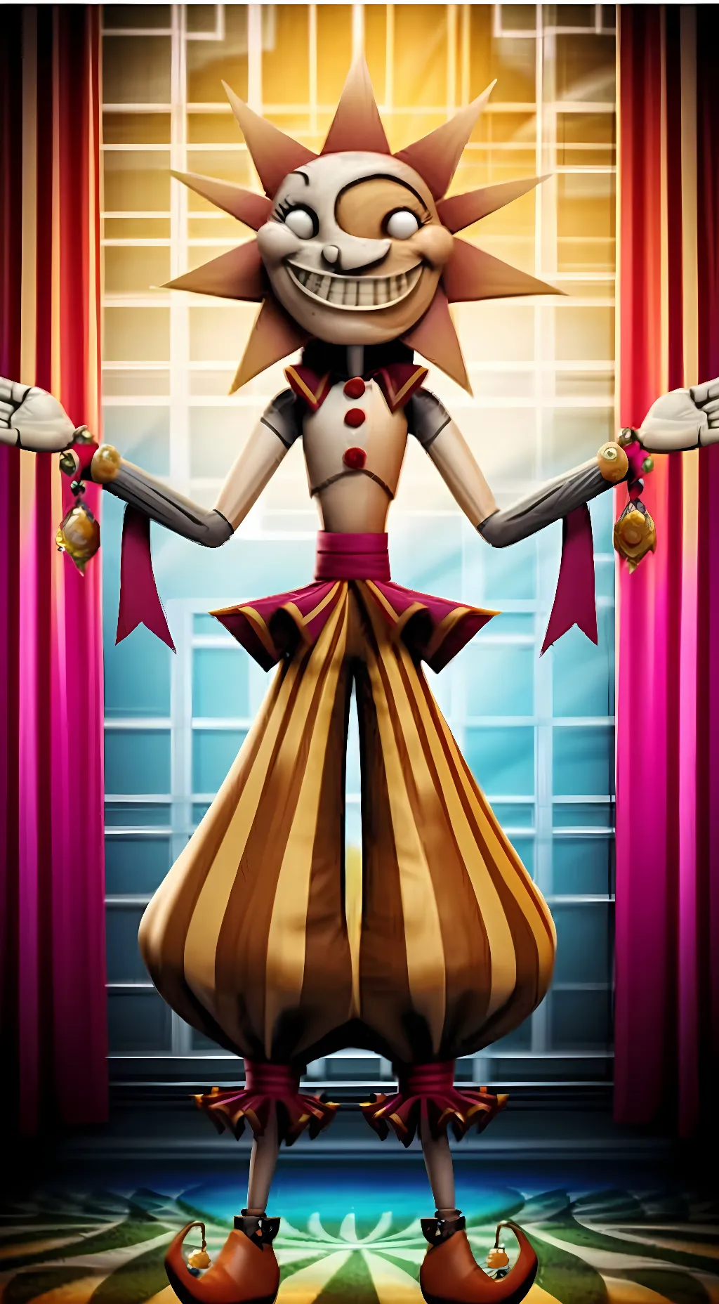 ai character: sundrop background