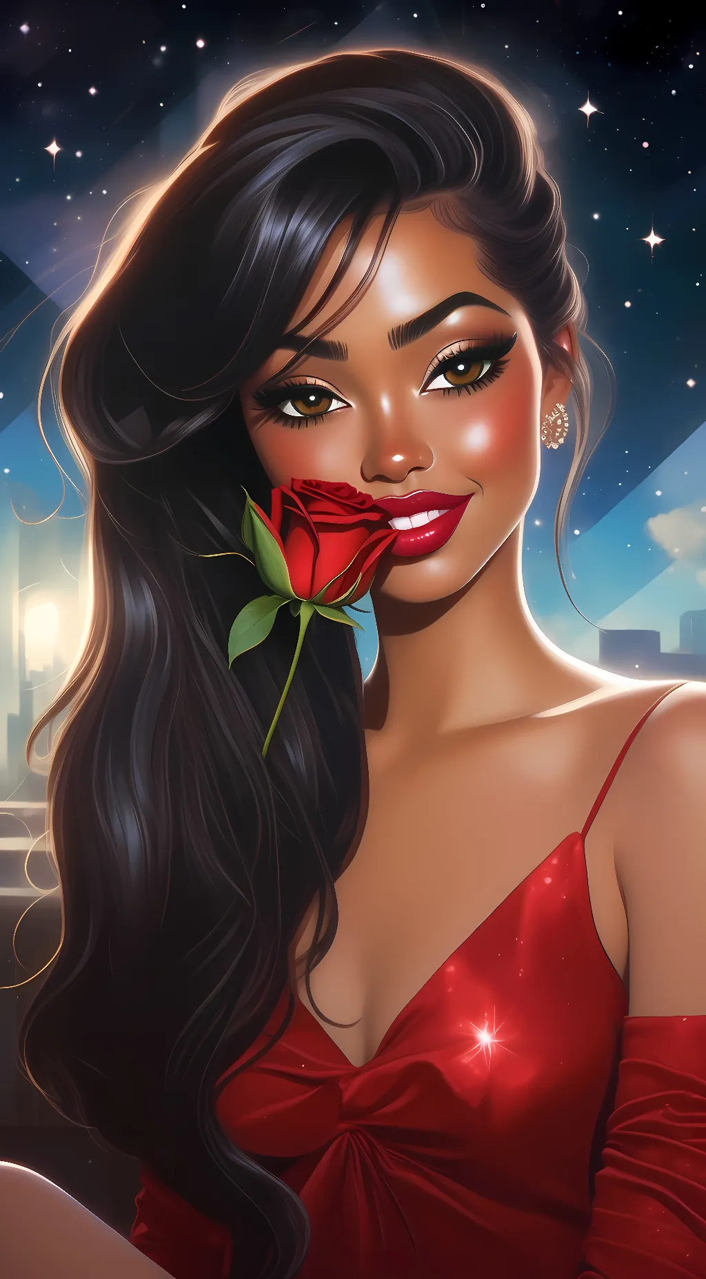 ai character: Tiana background
