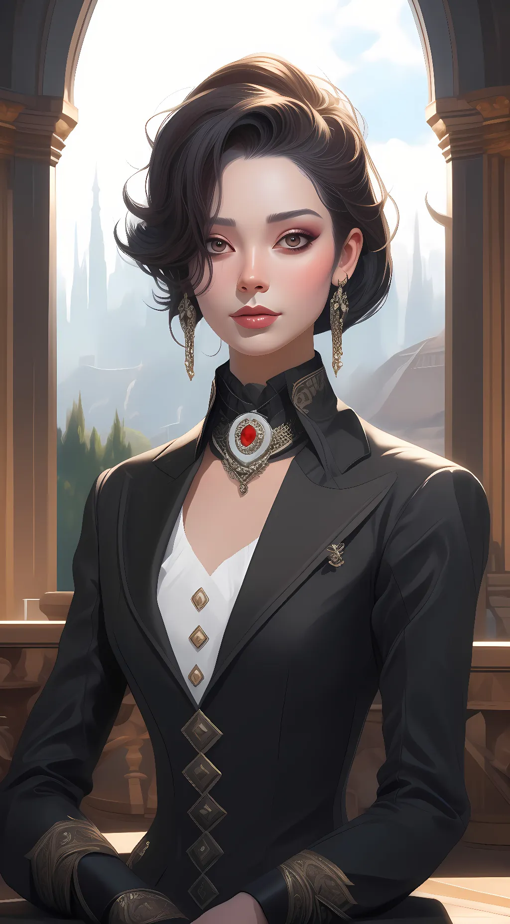 ai character: alex jade maya background