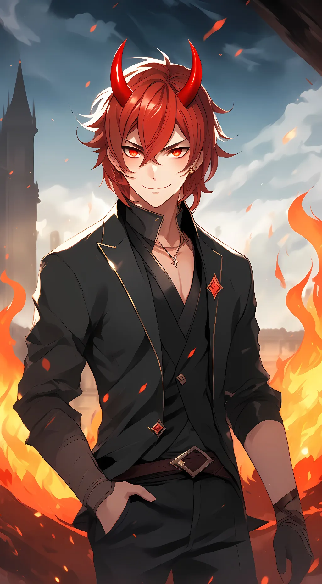 ai character: Touji-sama  background