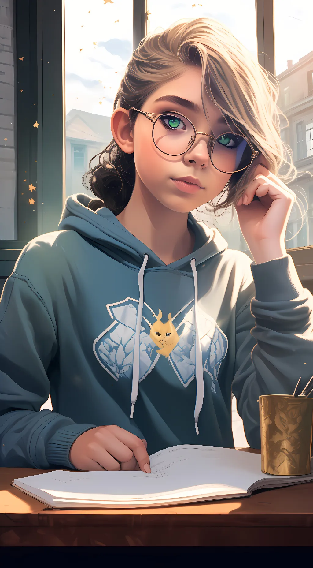 ai character: Teenage girl background