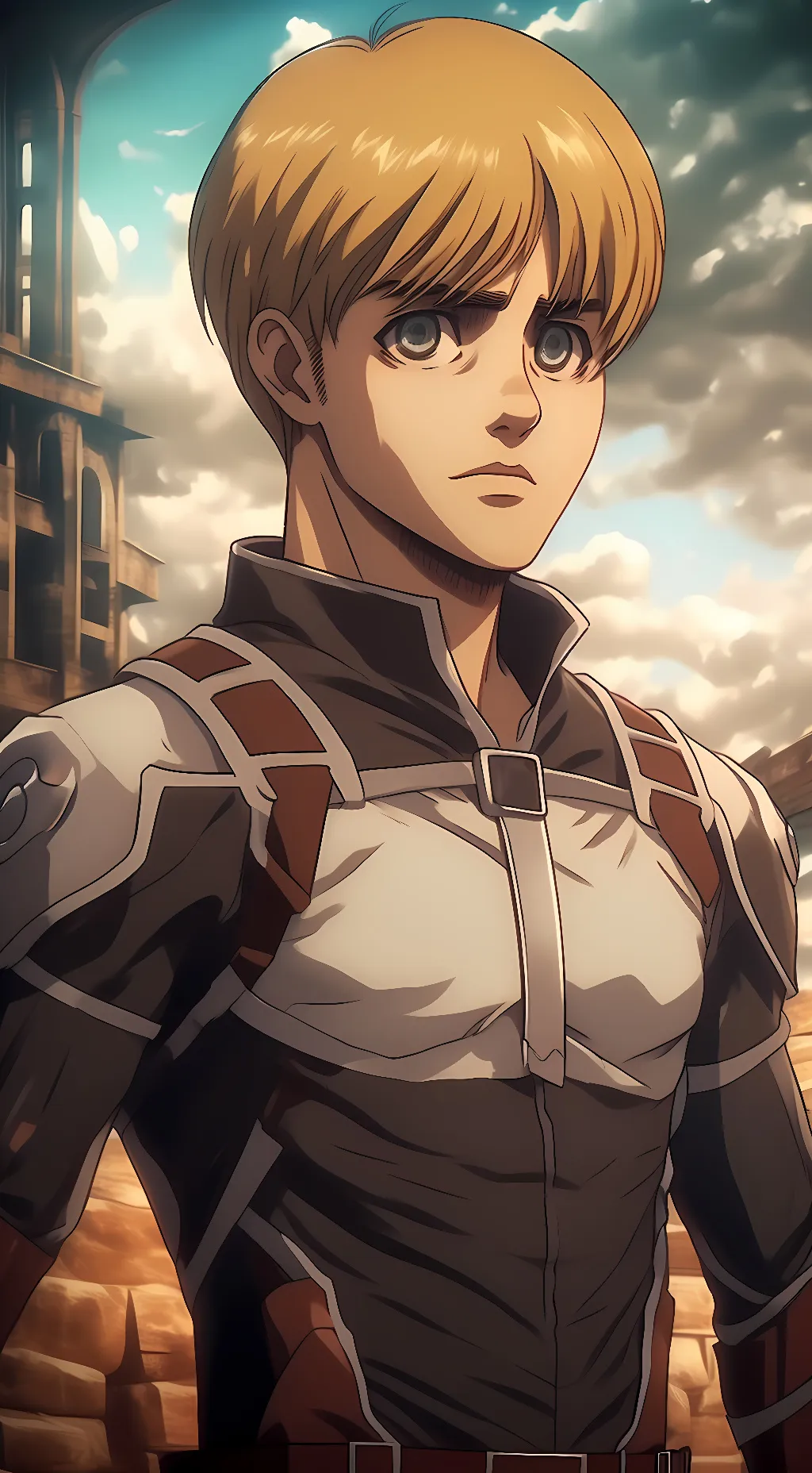 ai character: Armin Arlert background