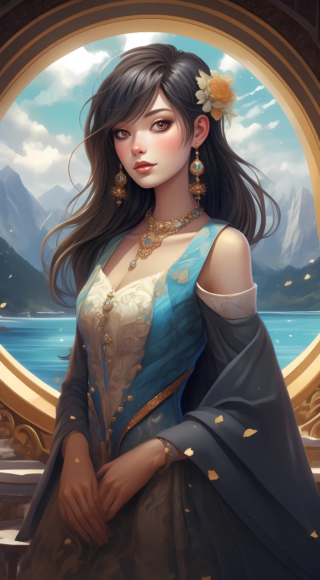 ai character: Jassmine  background