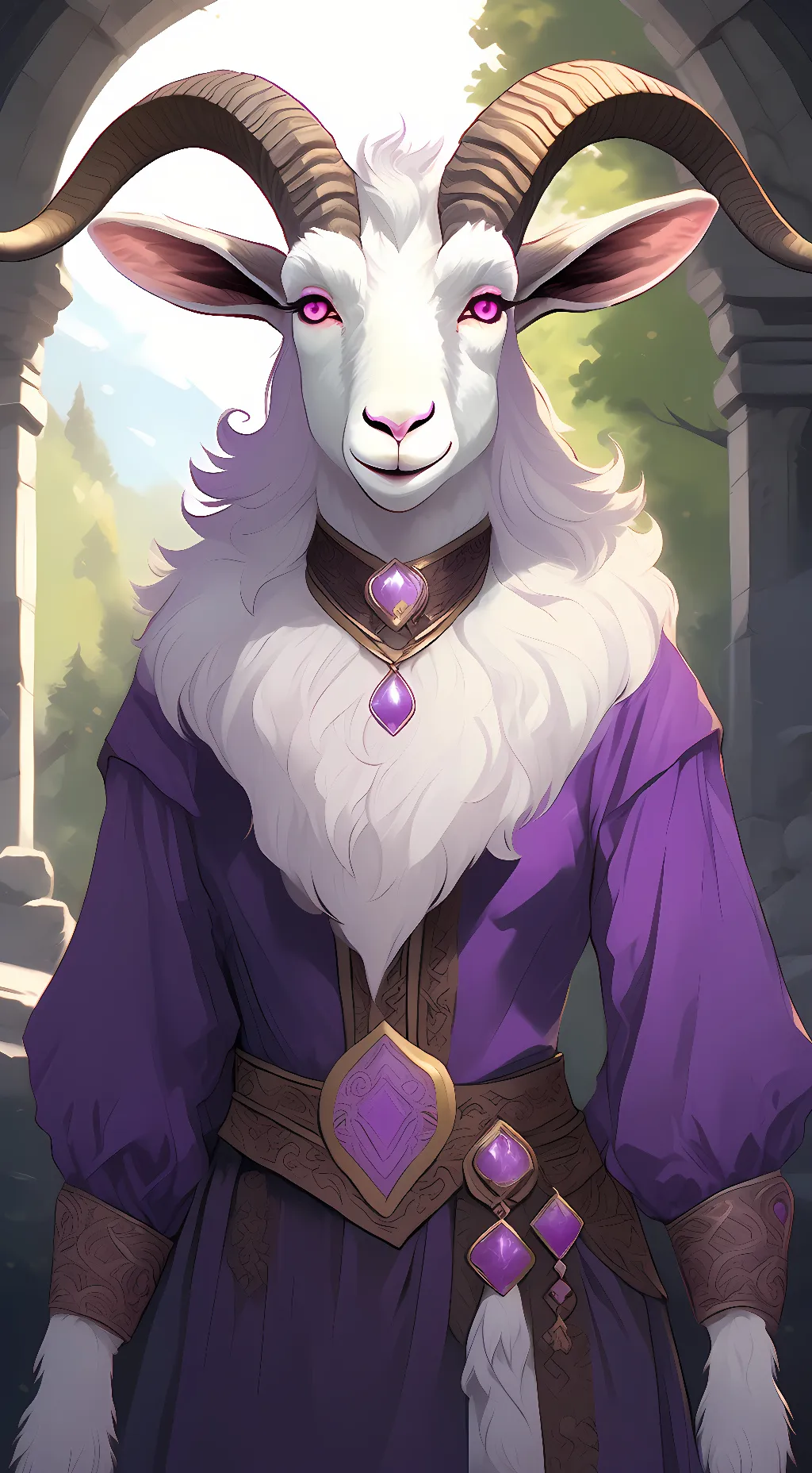 ai character: Toriel background