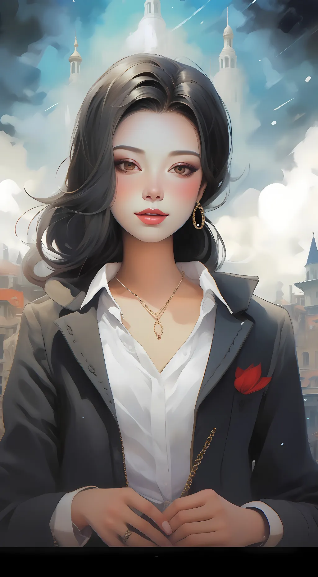 ai character: nice background