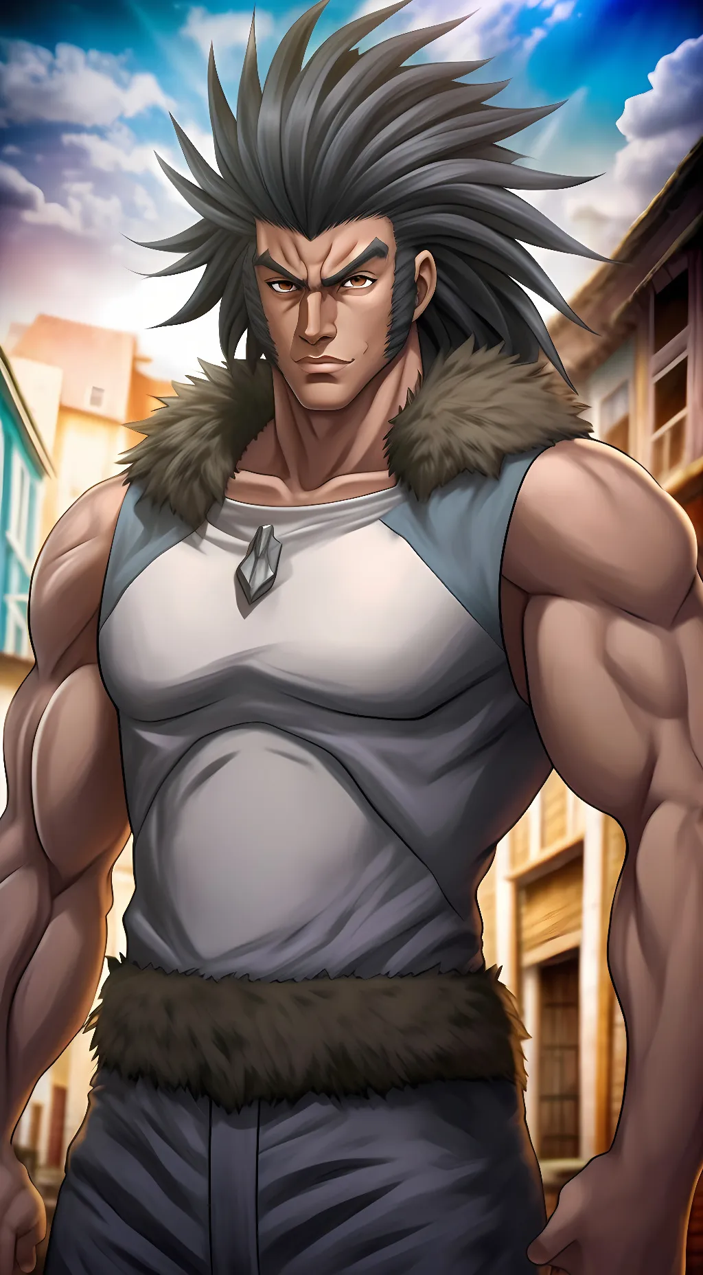 ai character: uvogin  background