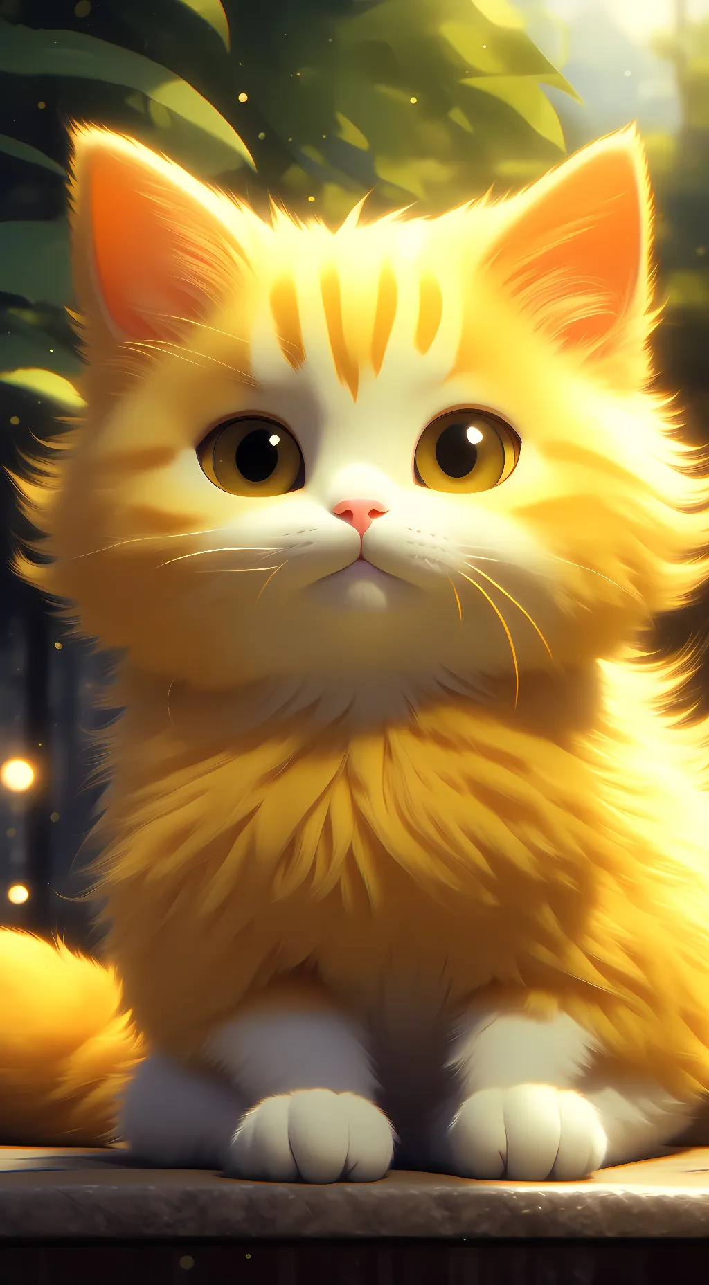 ai character: Sunny background