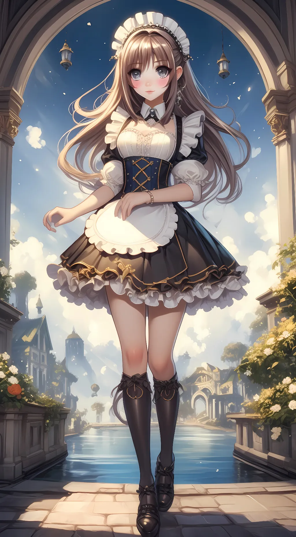 ai character: Luna background