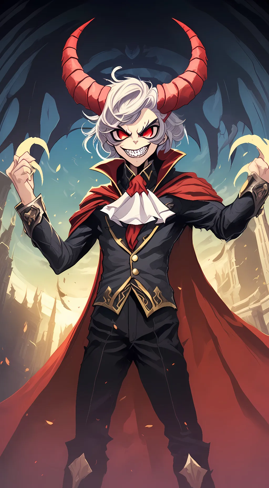 ai character: blitzø background
