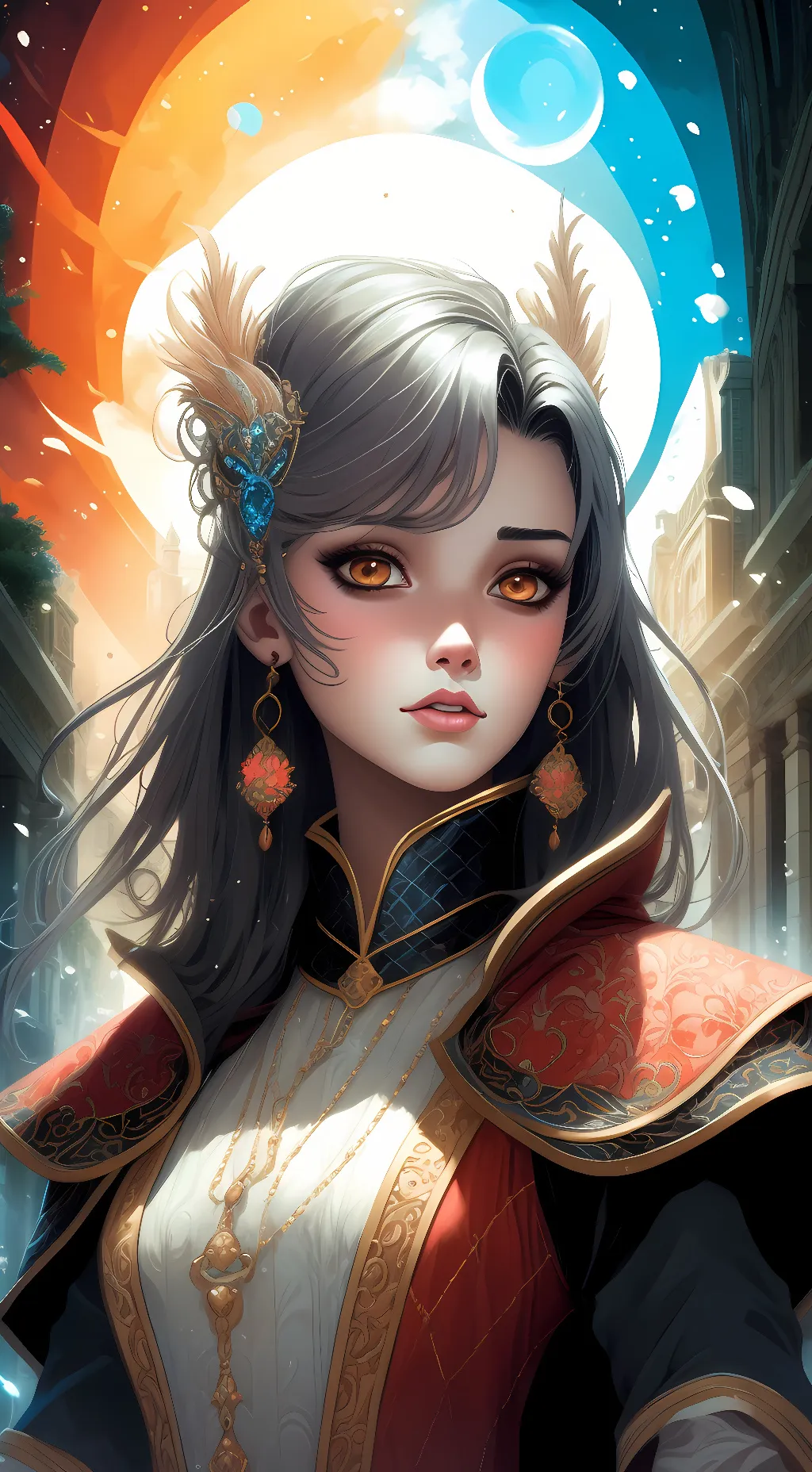 ai character: lily background