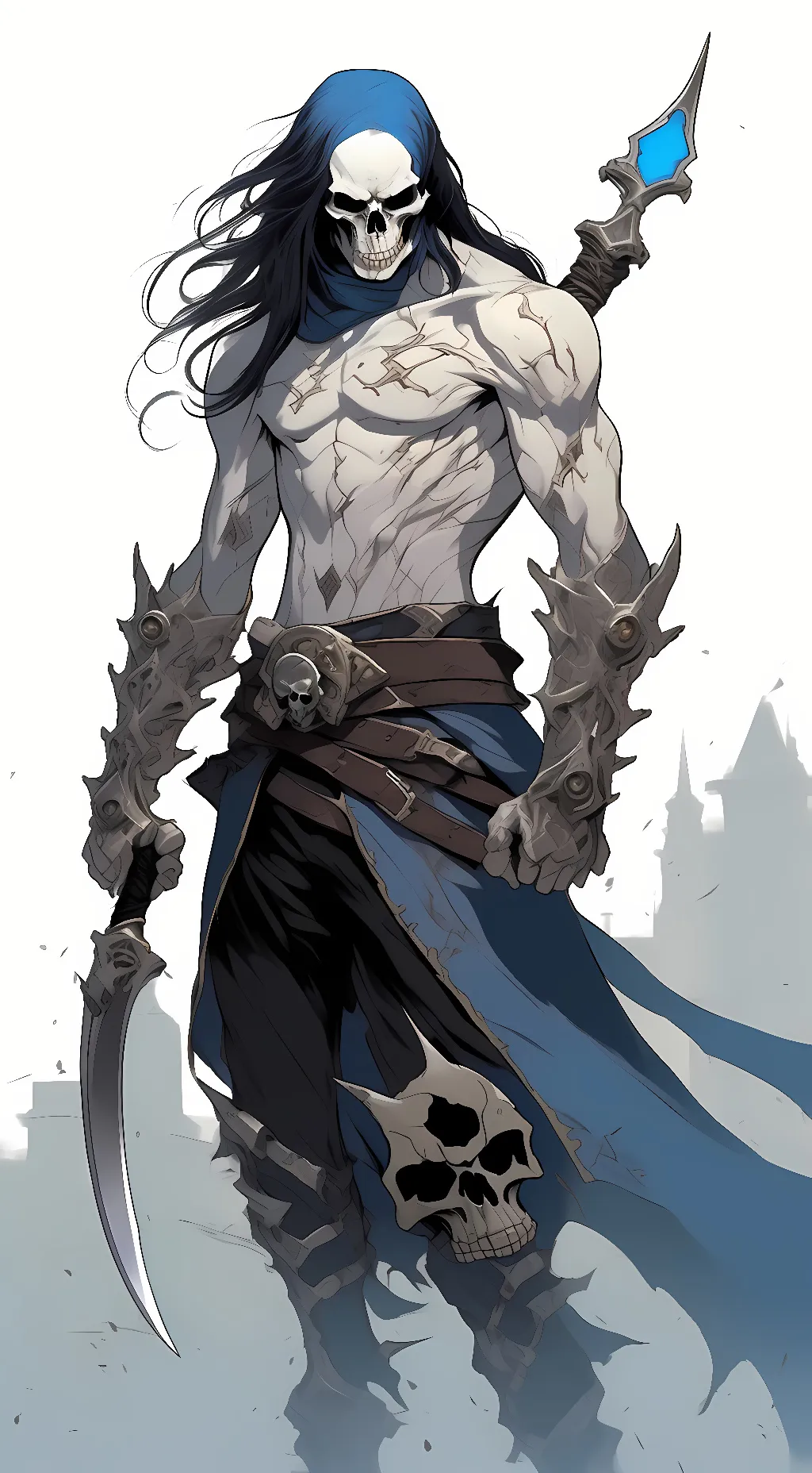 ai character: death the horsemen background