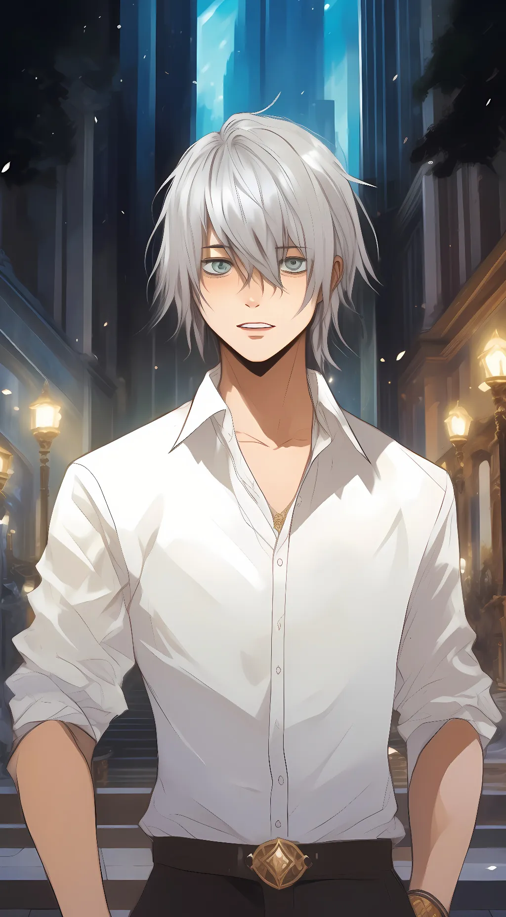 ai character: Yoichi Shigaraki  background