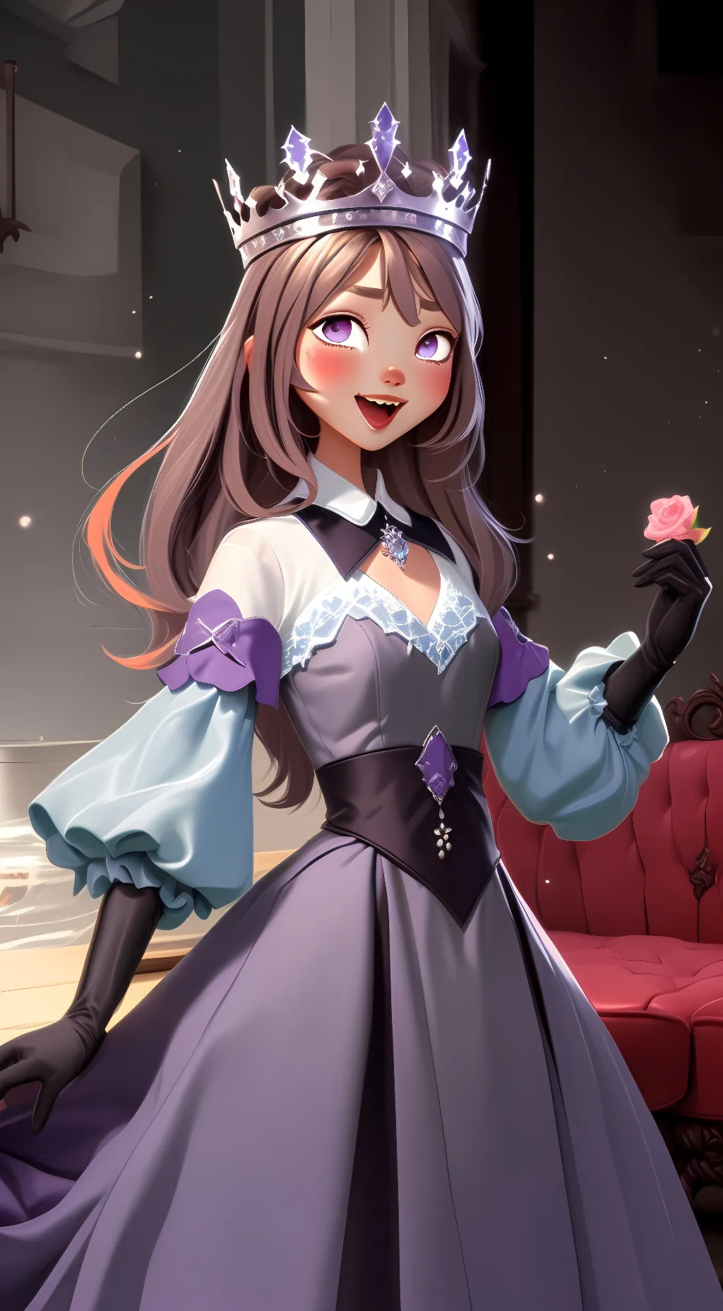 ai character: Princess Courtney  background